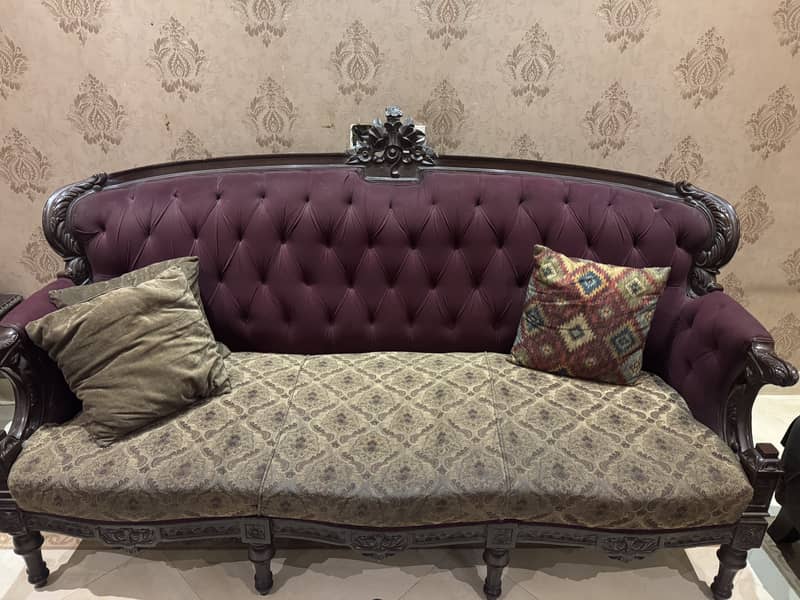 Chinyoti solid  sofa 0