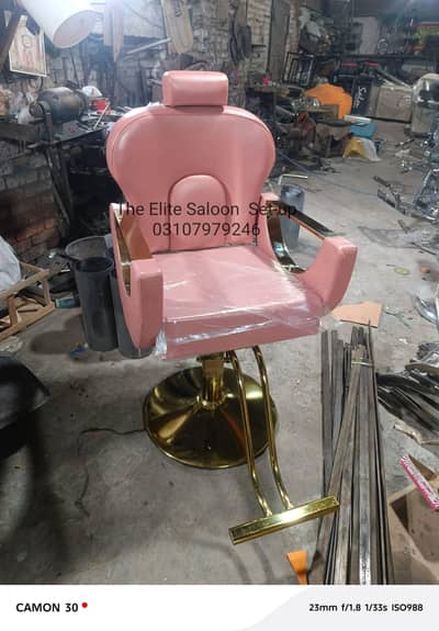 Barber chair/Cutting chair/ Shampoo unit/Trolly/Saloon Furniture.