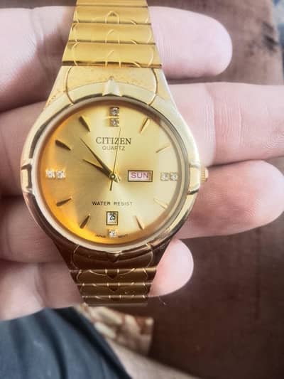 citizen watch original gold color