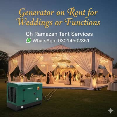 generators for rent near me, event planners, tent service, light decor