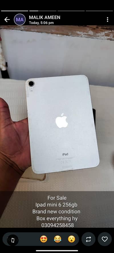 Apple ipad mini 6 256gb brand new condition