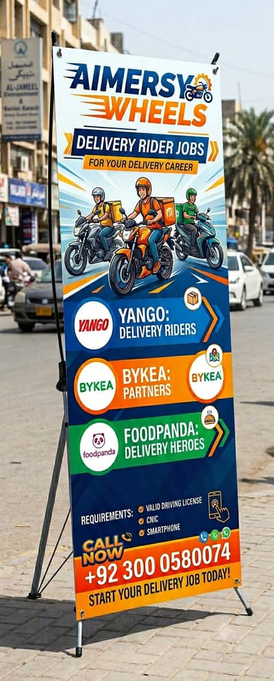 Delivery Rider / Bike Driver Wanted for Daily Delivery Work