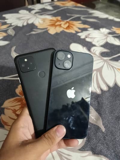Combo Deal: iPhone 15 (FU) not jv + Google Pixel 4a5g (single sim)
