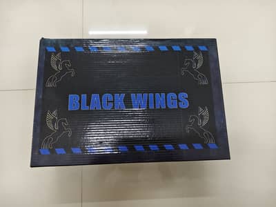 Safety Shoes Black Wings (44) New, S3 with Flex and Composite