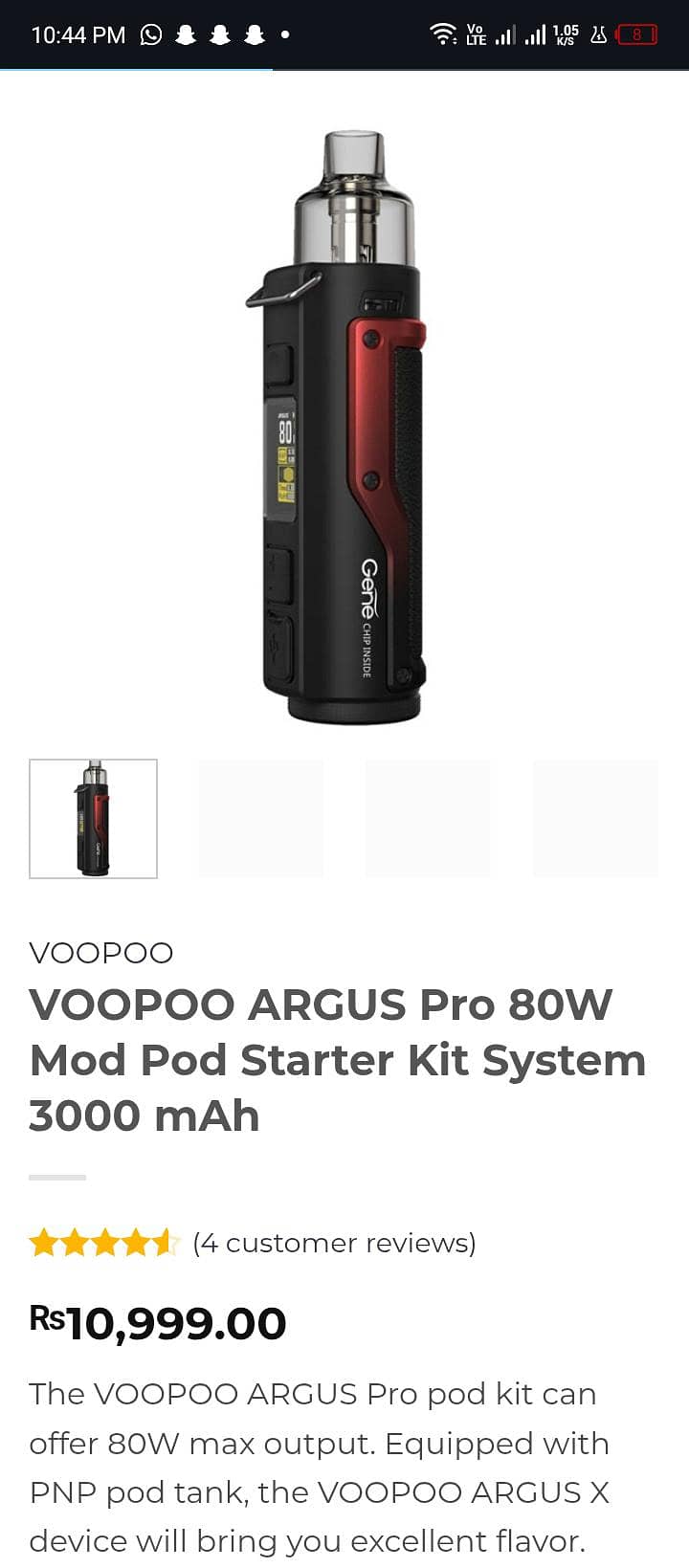 voopoo argus pro 4