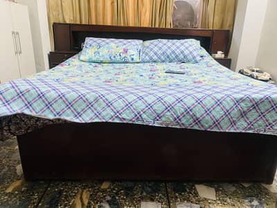 Old double bed