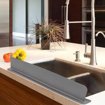 Kitchen Sink Splash Guard – Water Splash Protector for Kitchen &