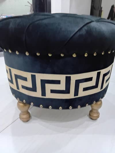 King size stool pair