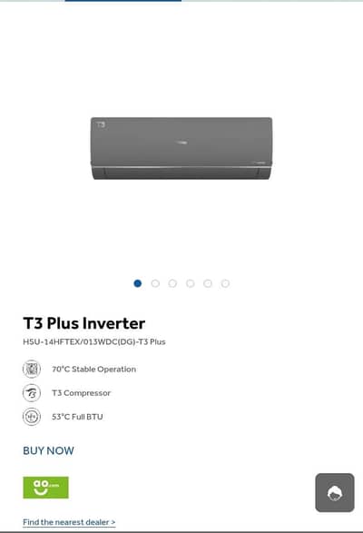 1.2 Ton Haier 14HFTEX (DG) T3 Plus Latest Series