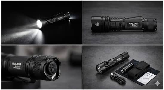 RUILANG RL-2210 Li Rechargeable Tactical Flashlight