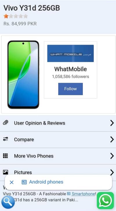 Vivo Y31