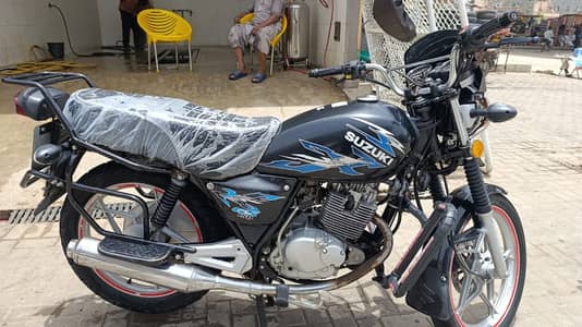 Suzuki 150 Model 2021 Black For Sale - Low Mileage & Well Maintained