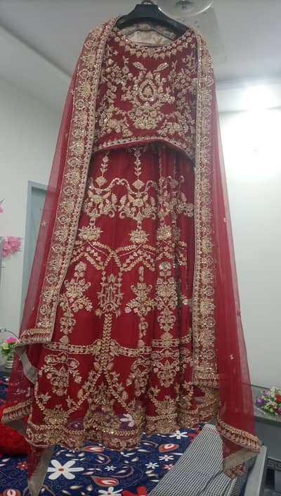 Anaari Bridal dress handmade dabki work