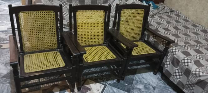 Used but just like new chairs for sale in Sharif Garden Sargodha.