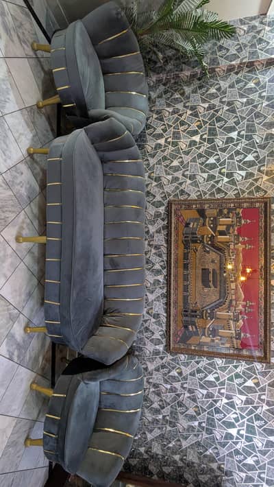 7 seater flower sofa set
