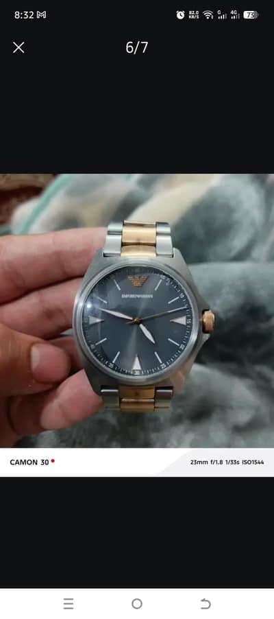 emporium armani original watch heavy weight