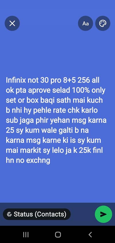 Infinix not 30 pro 13gb 256gb details pic mai hy  only box hy no exchn