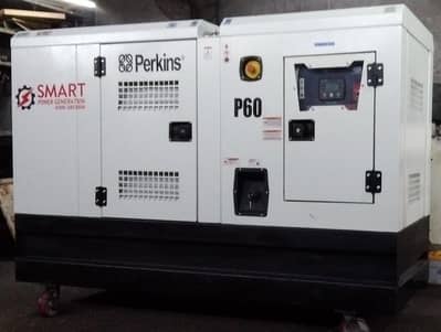 Generator Diesel Perkins 60 KVA Soundproof  |2026 | 24 Months Warranty