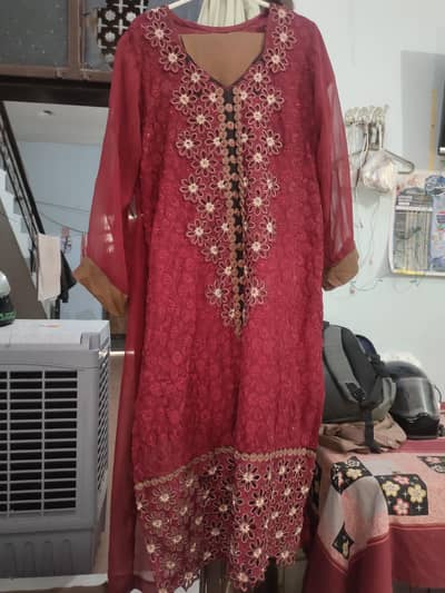 Chiffon 3pcs boutique Dress