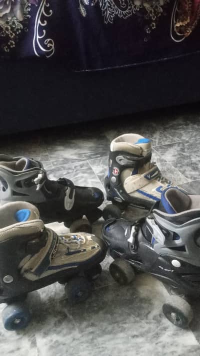 Almost condition was good adjustable size kids and adult was used