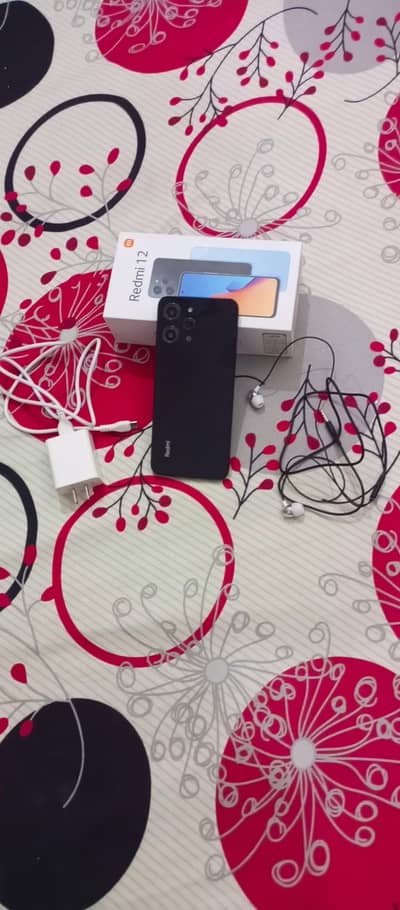 Redmi 12 box charger pta approved 8/128