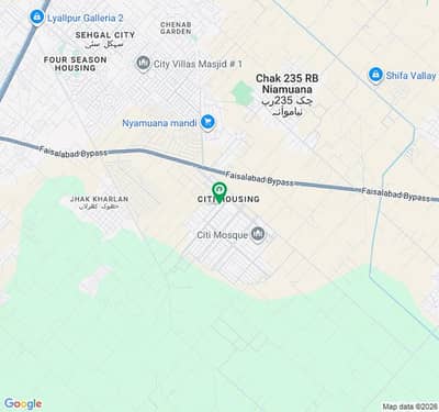 10-Marla PLOT For SALE CITIHOUSING Samundri Road Faisalabad