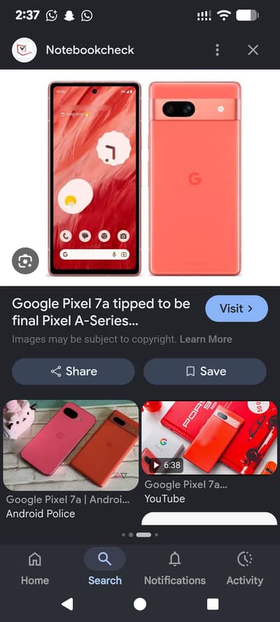 Google Pixel 7a