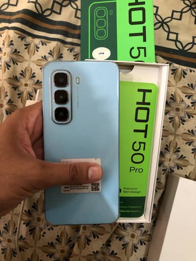 Infinix Hot 50 Pro With Box Charger