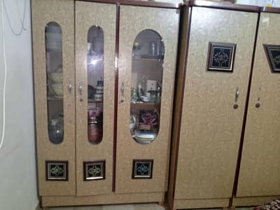 premium four wardrobe all are separated and two divider not separated