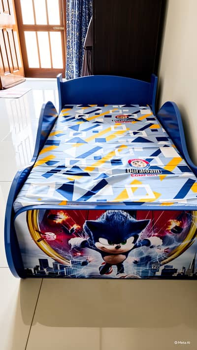 Sonic Theme Kids Bed