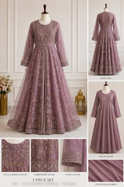  3 Piece Luxury Formal Dress for Sale