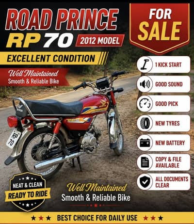 ROAD PRINCE BIKE FOR SALE