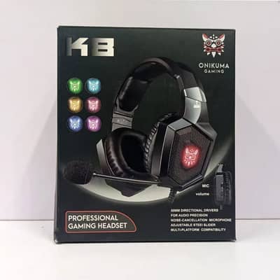 Onikuma K8 RGB Gaming Headphone with Microphone Volume Control
