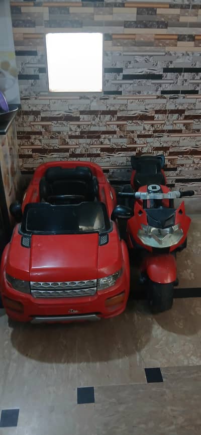 toy car and bike