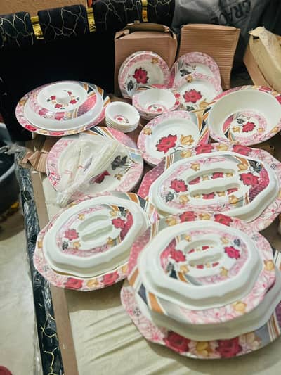 outclass dinner dinner set zero time used