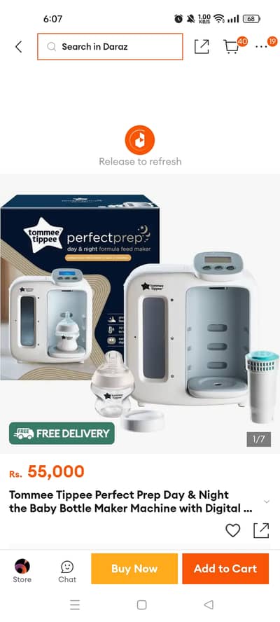 Baby Feeding Perfectprep Machine tommee tippee