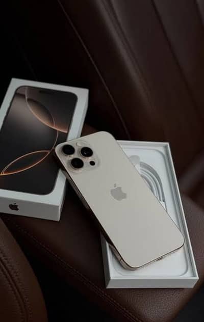Apple iPhone 16 Pro Max 256GB JV Desert Titanium 99% Battery Health