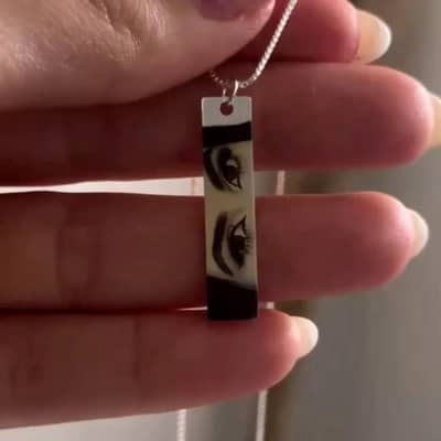 costomized eye pendant ,