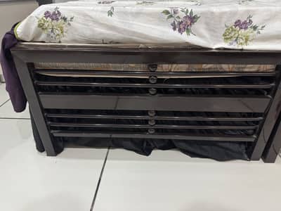 Iron single bed for sale