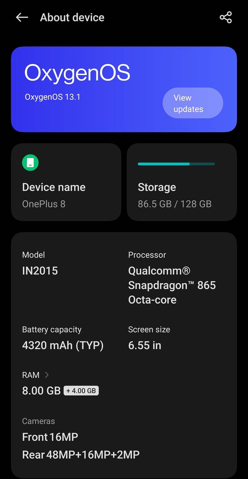 One Plus 8 10
