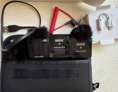 RØDE Wireless GO II Dual Channel Wireless Microphone – Complete Box