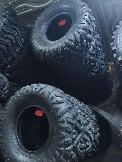 Atv quad 4 wheels tyre All size available delivery all Pakistan