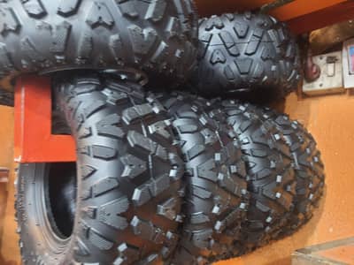 Atv quad 4 wheels tyre All size available delivery all Pakistan