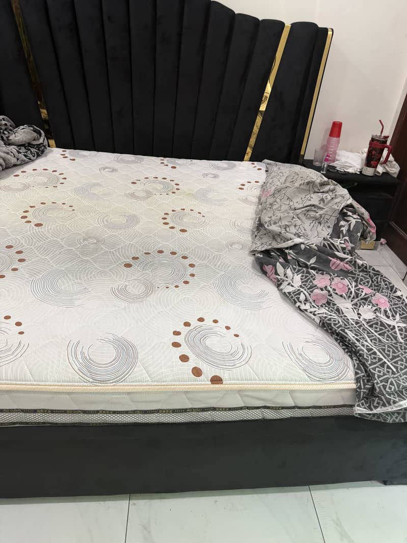 King size bed with two table 0
