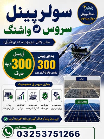 solar panel wash services