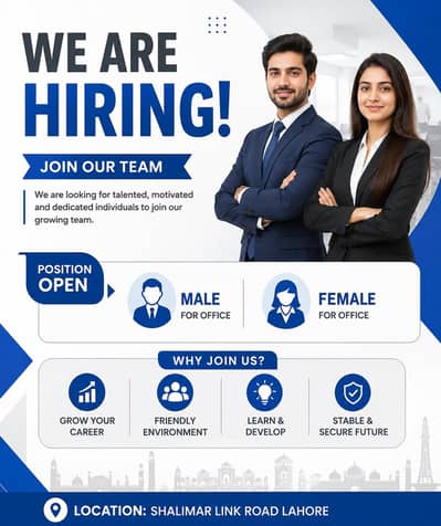 Hiring staff on urgent bases