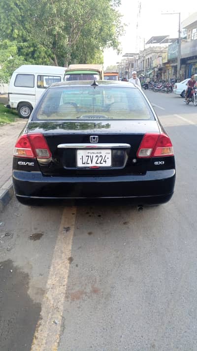 Honda Civic CF 2005 Lush black Colour Full Chilled AC New Tyer aloyrim