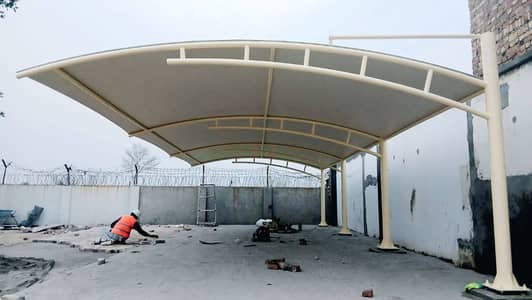 Car roof shade, parking shade, Tensile fabric shed, Car porch shade