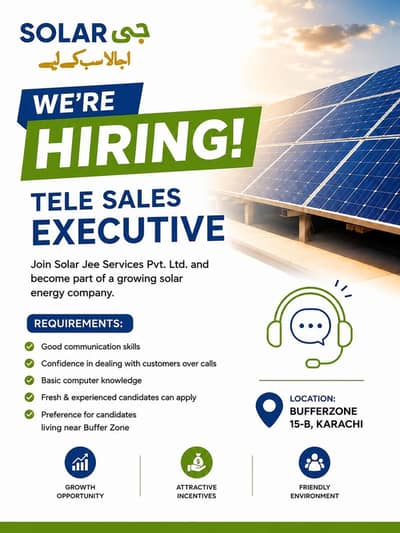 we are hiring telesales executive ( female )