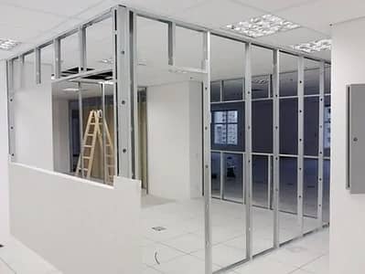 Premium Glass partition/gypsum board partition/false ceiling/drywall